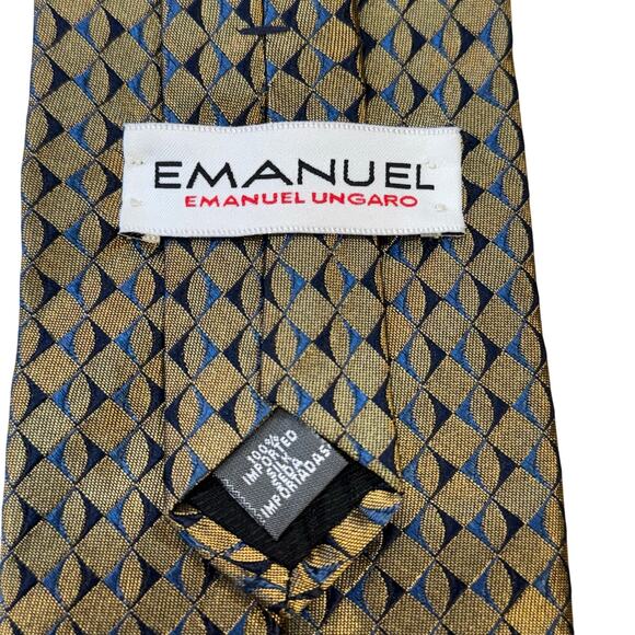 Emanuel UNGARO 100% Silk Classic Tie - Picture 2 of 2